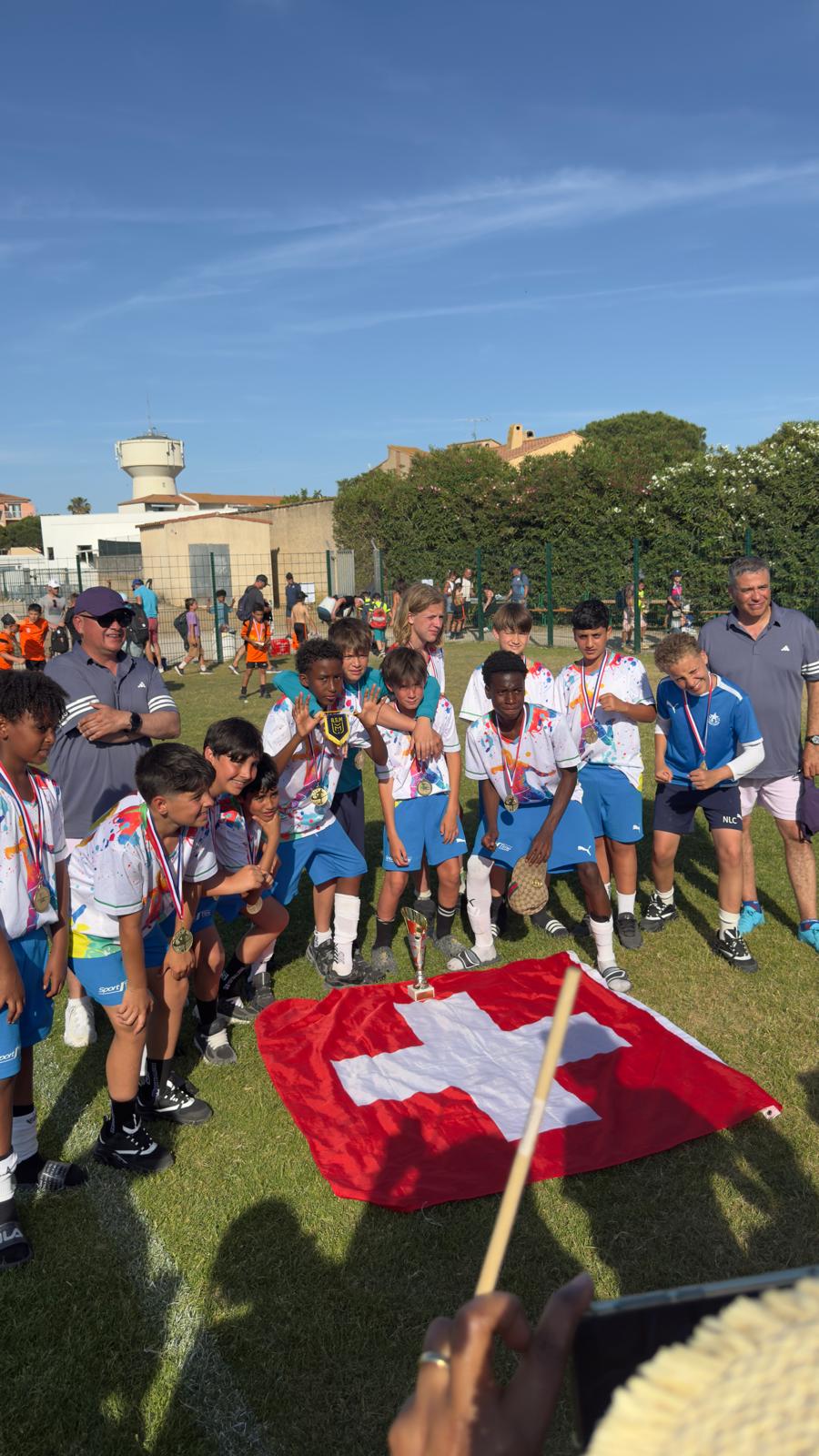 Remise des médailles après le tournoi